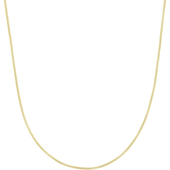 Floreo 14k Yellow Gold 1.3mm Popcorn Chain Necklace