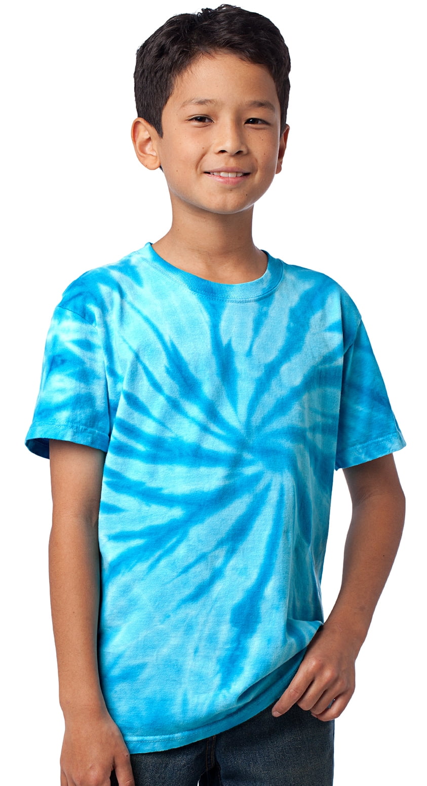 24 One of a Kind Fruit of the Loom HD Cotton Youth Size XS Peace for All ~ Tie Dye Toddler Peace Sign Short Sleeve T-shirt