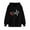 Black Sweatshirt for Winter, variant on XPMWRP Women's Print Hoodies Drawstring Sweatshirt Loose Casual Sweaters Long Sleeve Fall Winter Oversized Pullover Tops Green S