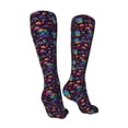 thumbnail image 3 of Naloa mushroom colorful Skull High Stockings Women Thigh High Stockings Over Knee Long Stockings-One Size, 3 of 8