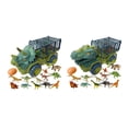 thumbnail image 2 of LeeQinersw 2 Pack Large Toy Dinosaurs Transport Car Carrier Pull Back Toy Birthday Gift, 2 of 5