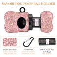 thumbnail image 2 of Soporte para excrementos de perro SAVORI Bling con diamantes de imitación con 150 bolsas, 2 of 7