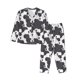 thumbnail image 1 of Fotbe Black And White Sheeps Conjunto de Pijama de Manga Larga para Mujer con Estampado, Ropa de Dormir de 2 Piezas, Conjunto de Casa Suave y Cómodo con Bolsillos-Medium, 1 of 7