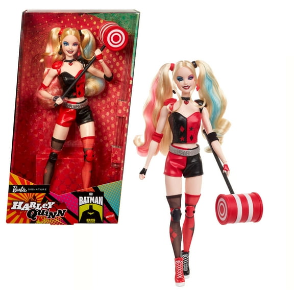 Barbie Signature Harley Quinn Collectible Doll with Posable Body