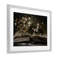 thumbnail image 2 of Stupell Industries Contemporary Antique Floral Open Book Gray Framed Print Under Glass, 23 x 17, by Jacky Ngan, 2 of 8