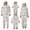 QZZ15-White, variant on Meichang Family Christmas Onesies Matching Sets Pajamas Hooded Long Sleeve Romper with Xmas Print Loungewear Outfit
