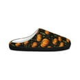 thumbnail image 2 of Halloween Slippers Haunted Jack-O'-Lantern Scary Pumpkins - MENS Indoor Slippers Halloween Gifts For Mom Costume Pumpkin Shoes, 2 of 5