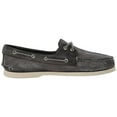 thumbnail image 2 of Sperry Top-Sider Men's A/O 2-Eye White Wash Navy Boat Shoe 8M, 2 of 3