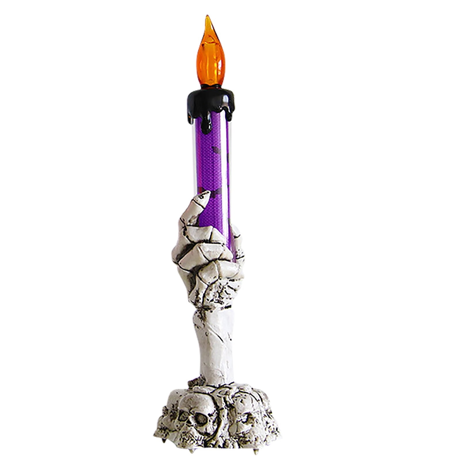Halloween Decorations Skeleton Hand Flameless Candle Lamp Halloween