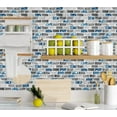 thumbnail image 4 of clevermosaics 12" x 12" Peel and Stick Vinyl Backsplash Tiles for Kitchen and Bathroom, 10 Sheets, 4 of 7