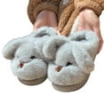 thumbnail image 5 of Cute Girls' Fuzzy Slippers Lovely Anime Doggies Soft Warm Winter House Slippers with Flat Sole Anti-slide Safe Slip-on Slipper Indoor Winter Fashion Footwear, 5 of 5