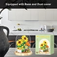 thumbnail image 5 of Remocguys Flowers Building Set Sunflower with Cover for Adults Not Compatible with Lego 558Pcs, 5 of 6