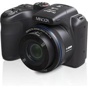 Minolta MN26Z Pro Shot 20 MP 1080P FHD Bridge Camera with 26x Optical Zoom - Black