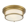 thumbnail image 5 of Trade Winds Lighting 2-Light Ceiling Light In Natural Brass, 5 of 7