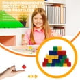 thumbnail image 4 of Guangmc - 24 cubos de acrílico en blanco, 4 colores, 6 caras, juguetes educativos para niños, 4 of 4