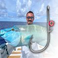 thumbnail image 4 of Gancos Cebo Camarones Vivos Ganchos Pesca Pescado Púas 10 Piezas Bagre Acero Carbono Con Agujeros para Salada Dulce, 4 of 9