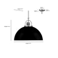 thumbnail image 2 of 20991-VB/MW Millennium Lighting Artistan - 1 Light Pendant-14.4 Inch Tall and 17.7 Inch Wide-Vintage Brass/Matte White Finish, 2 of 5