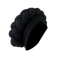 thumbnail image 4 of Turbante africano Yinane para mujer Negro, 4 of 8
