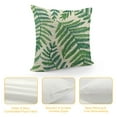thumbnail image 4 of Nawypu  Outdoor Green Leaves Plant Throw Pillow Covers Cases Decorative Tropical Rainforest Palm Leaves Cushion Square 16 x 16 for Sofa Patio Couch, 4 of 5
