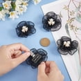 thumbnail image 3 of 4 Adornos para Zapatos con Flores, Sandalias, Hebillas Desmontables con Flores, Adornos para Zapatos con Perlas Negras, Adornos para Zapatos con Pedrería, Accesorios para Zapatos con Flores y Encaje, 3 of 6