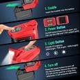 thumbnail image 5 of Power Inverter for Milwaukee 18V Battery, 200W Portable Power Supply Inverter,DC 18V to AC 110V~120V Battery Power Station with 2 USB&AC Battery Powered Outlet for m18 Battery Inverter, 5 of 9