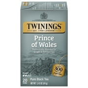 Twinings Prince of Wales Pure Black Tea Bags, 20 Count Box