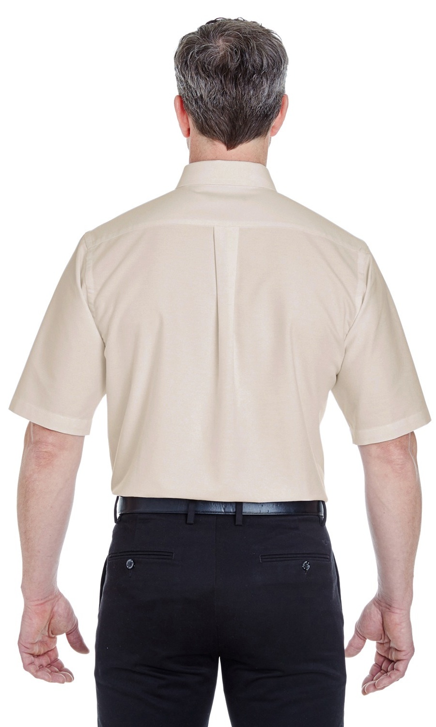 Ultraclub 8972 Men's Classic Wrinkle-Resistant Short-Sleeve Oxford - image 2 of 3