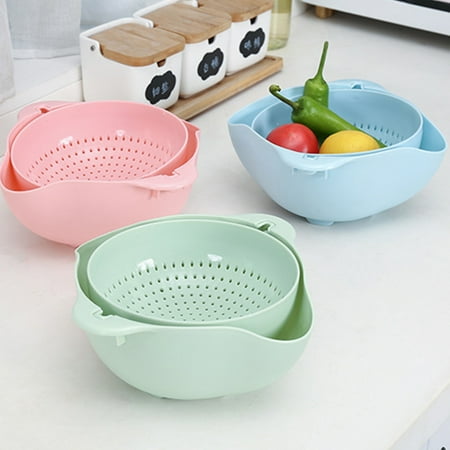 

GROFRY 1 Set Separation Design Washing Strainer Efficient PP Vegetable Cleaning Draining Bowl Kitchen Tools