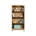 Sauder Storybook 4Shelf Bookcase, Dover Oak Finish