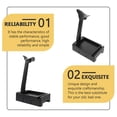 thumbnail image 3 of HORIALENCE Black Headset Rack 1Pack for Headphone Desk Stand and Organization in Study Rooms, 3 of 8