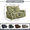 thumbnail image 2 of Xixirimido Recliner Slipcover 6-Pieces Lazyboy Cover for 2 Seat Recliner Chair Covers with Pockets Furniture Protector for Living Room Sofa Slipcover, Colorful Painted Daisy Flower, 2 of 8