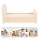 thumbnail image 3 of Miniature Bed Wooden Dolls House Furniture Wood Bed Model Doll House Scene Layout, 3 of 3