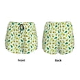 thumbnail image 5 of Vsdgher Cartoon Fruit Print Women's Running Double Layer Shorts High Waisted with Pockets Elastic Yoga Workout Athletic Gym Sports, 5 of 8