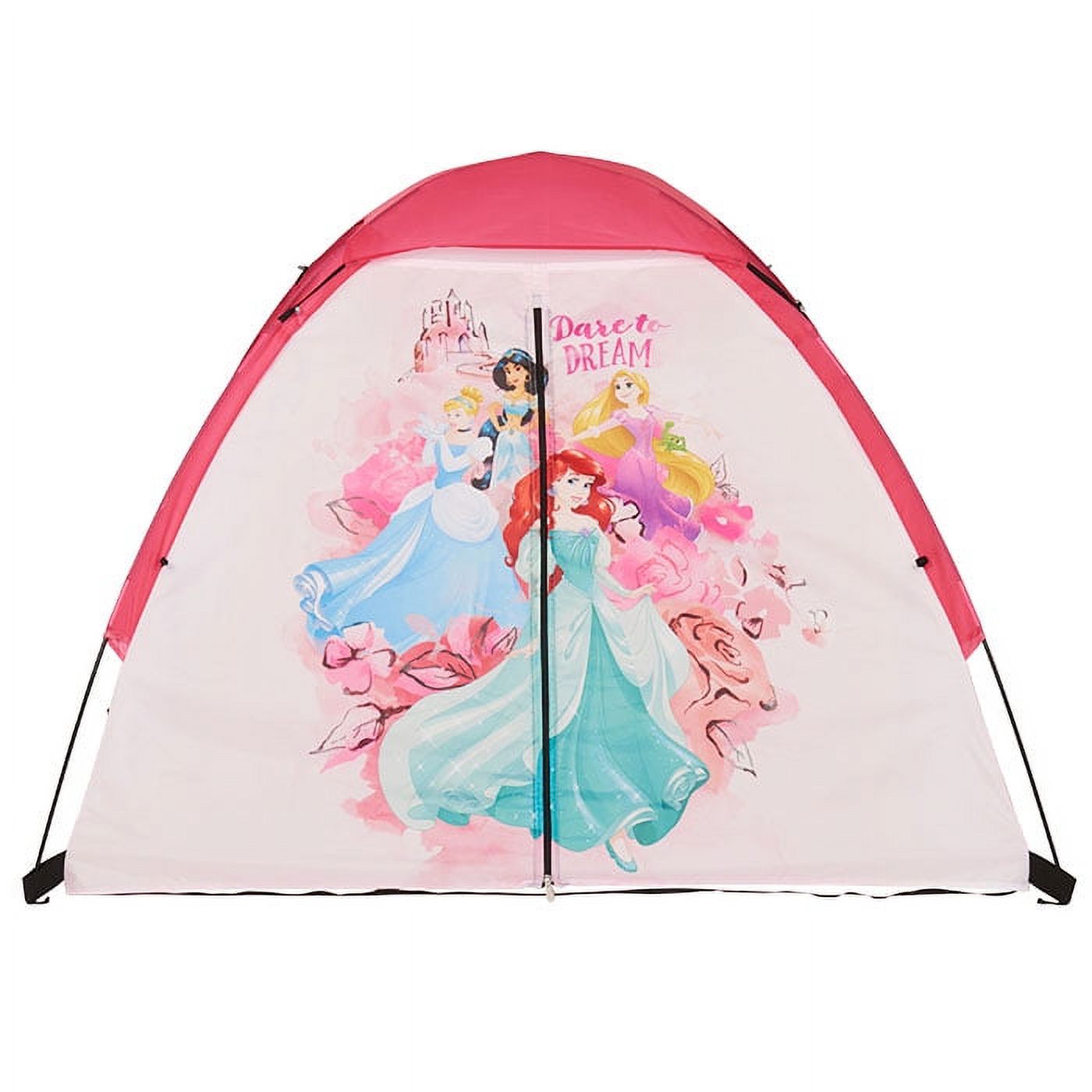 Disney Princess Kid's Indoor/Outdoor Unisex 4-Piece Sling Kit, Ages 4+, Multi-Color, Dome Tent, One Room - image 2 of 8
