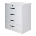thumbnail image 3 of Better Home Products Commode de Rangement Liz Super Jumbo 4 Tiroirs en Blanc, 3 of 9