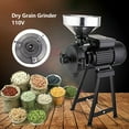 thumbnail image 6 of Electric Grain Mill Dry Grinder Corn Grinder, 110V 3000W Commercial Corn Mill Grinder Machine Feed Mill Wheat Grinder, Flour Mill Cereals Grinder with Funnel, 6 of 11