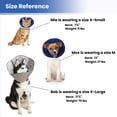 thumbnail image 3 of Adjustable Soft Dog Recovery Collar for Large, Medium, Small Dogs After Surgery. Stop Licking with Lightweight Neuter Cone Alternatives., 3 of 4