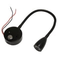 thumbnail image 4 of Lámpara de lectura LED de pared con control táctil, 3 temperaturas de color, regulable, para mesita de noche, con cuello de cisne, para RV, barco, autocaravana, CC de 12 a 24 V, color negro, 4 of 14