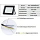 thumbnail image 3 of LED Outdoor Floodlight 30W Wall Wash Light IP68 Waterproof Garden Lighting, 3 of 5
