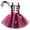 C102 Black, variant on CONZONE Halloween Costume Dresses for Little Girls Strappy Hallowmas Skeleton Graphic Tulle Dress Funny Party Stage Dress Up Clothes