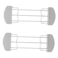 thumbnail image 4 of unbranded 2Ud Soporte Para Pan Y Tostadas En Metal Compatible Con Horno Y Tostadora Cocina, 4 of 7