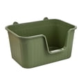 thumbnail image 4 of Caja de arena para gatos elevada, bandeja de arena para mascotas con parte abierta, fácil de limpiar para gatos de interior, orinal para Grande, 4 of 9