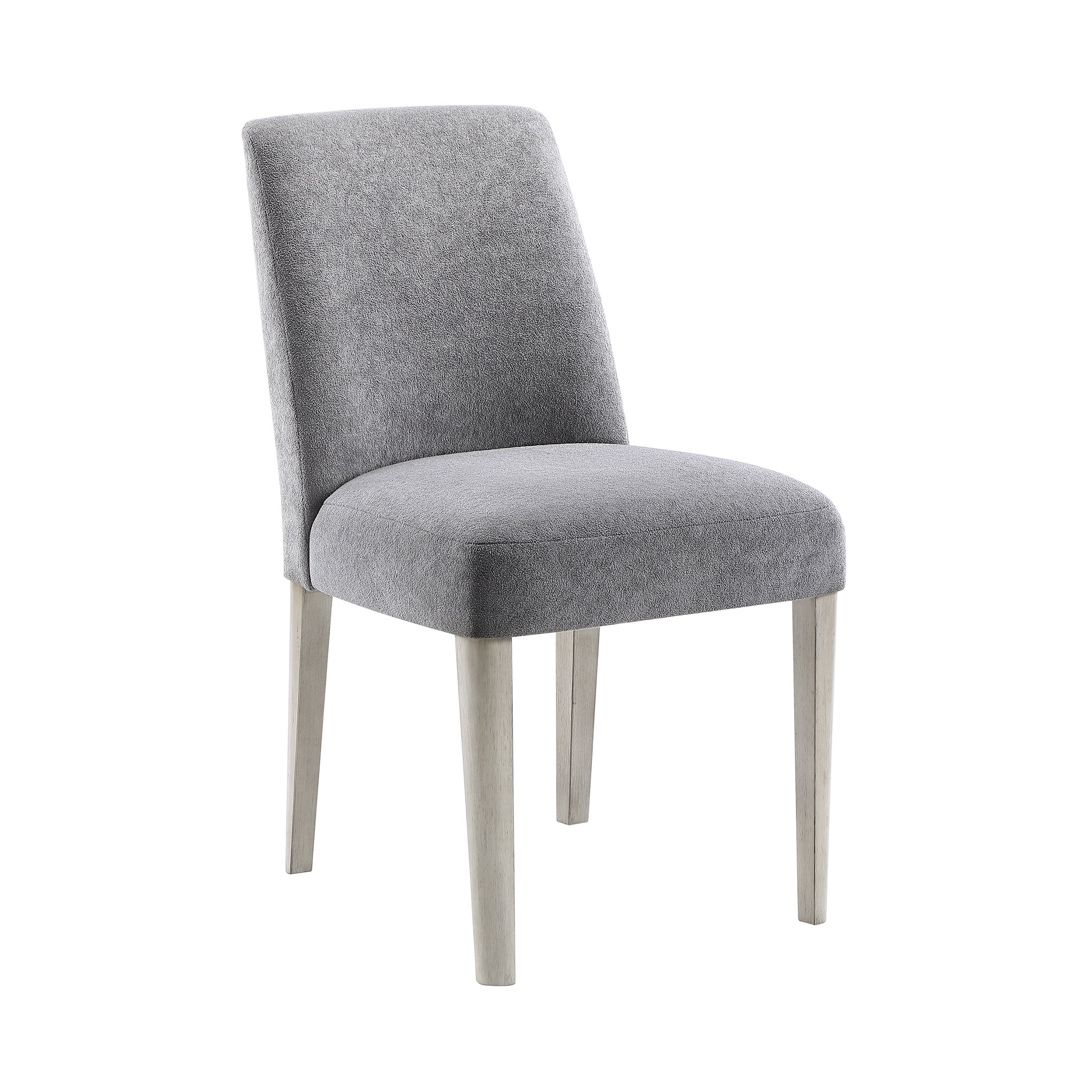 OakvillePark Vale Modern Boucle Dining Chairs, Dark Gray (Set of 2)