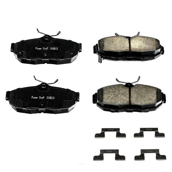 Power Stop Rear Z17 Evolution Ceramic Brake Pads with Hardware 17-1562