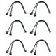 thumbnail image 1 of 6X Cable De 1 Una 2 VíAs Y Divisor En Y 3/4 PWM Conector Macho Ventilador Computadora PC Cable De Adaptador De ExtensióN De Ventilador, 1 of 5