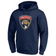 thumbnail image 2 of Men's Navy Florida Panthers Primary Team Logo Fleece Fitted Pullover Hoodie, 2 of 3