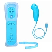 Built in Motion Plus Remote Controller & Nunchuck + Case for Nintendo Wii/Wii U