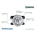 thumbnail image 2 of Par Faros Niebla S/foco Volkswagen Jetta 08-15 Depo, 2 of 8