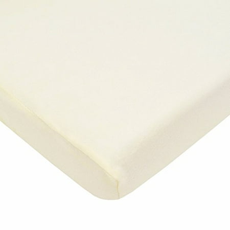 American Baby Company Ecru Off-White Cotton Fitted Sheets, Crib Bed