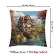 thumbnail image 4 of Ullo0ord 3D Painting Set of 2 Soft Pillow Covers Modern Concise Decorative Throw Pillow Covers for Home Deco Couch Bed Living Room Bedroom Outdoor 22x22in, 4 of 7